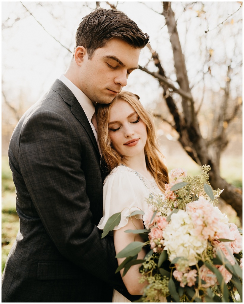 Bria and Logan, Autumn Orchard Bridals - Nicole Aston Photo