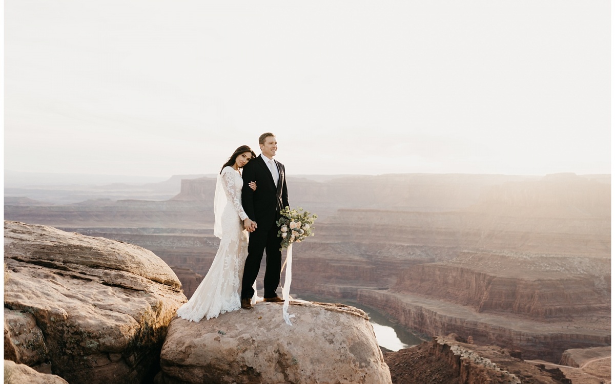 Allyson and Scott, Dead Horse Point Moab Bridals