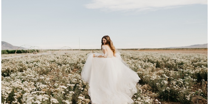 Springtime Bridals at the Lavender Fields