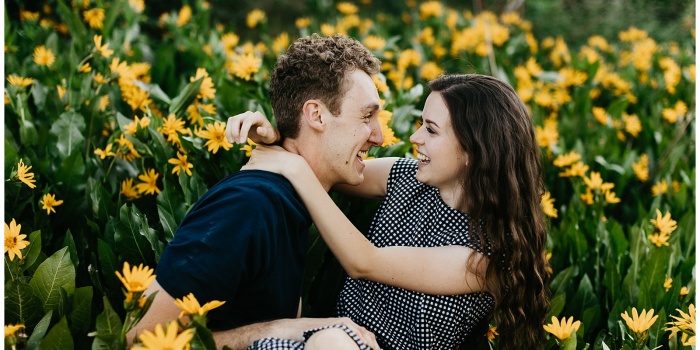 Allison and Branson, Engagements in the Utah Wildflowers