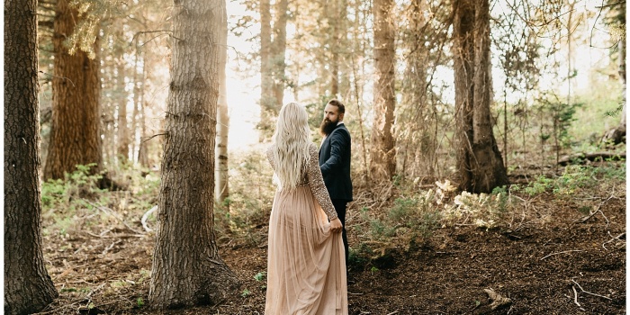 Golden Woods Anniversary Session in Payson Canyon, Utah | Tory + Bryce