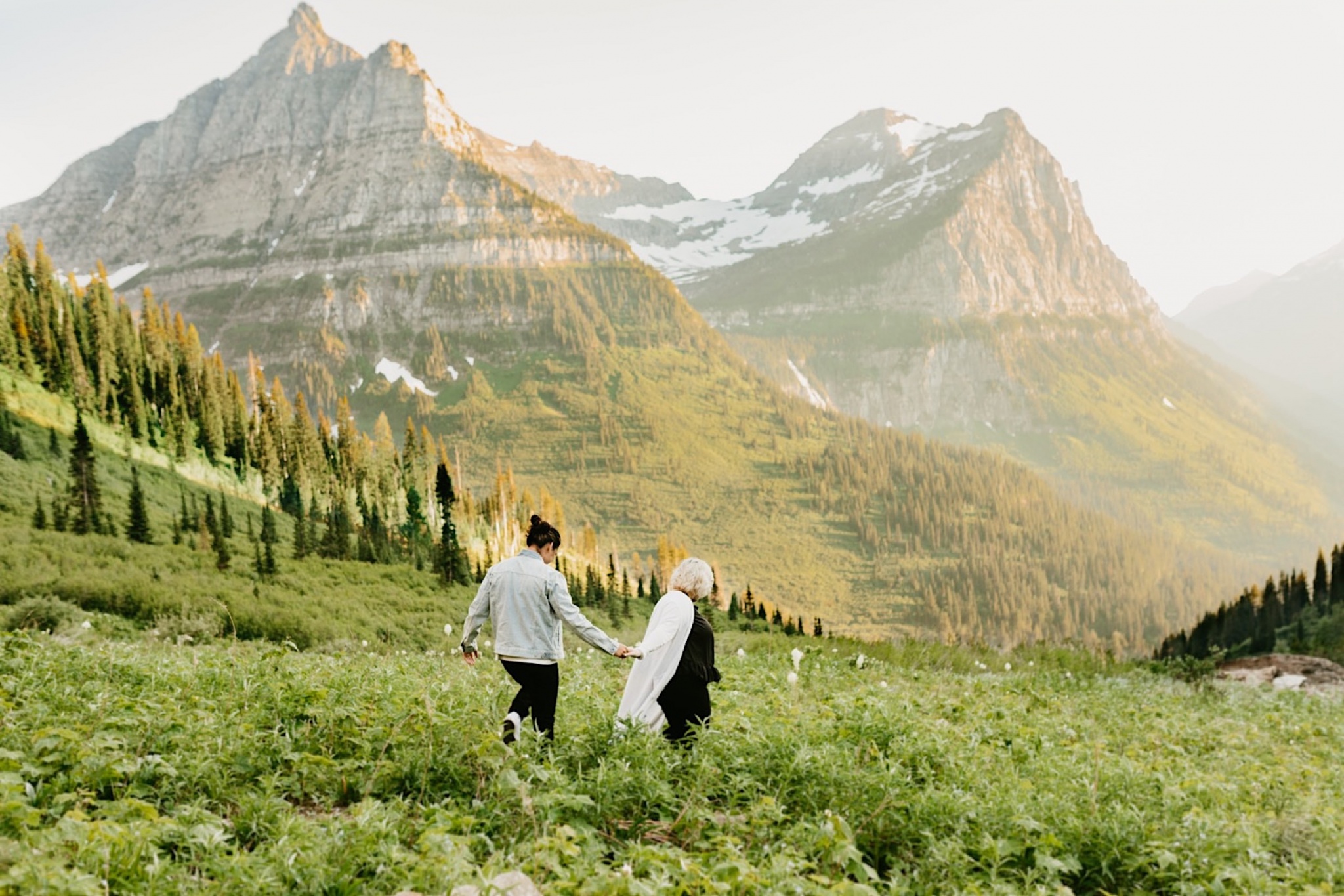 Glacier National Park Engagements | Adventure Engagement Session ...