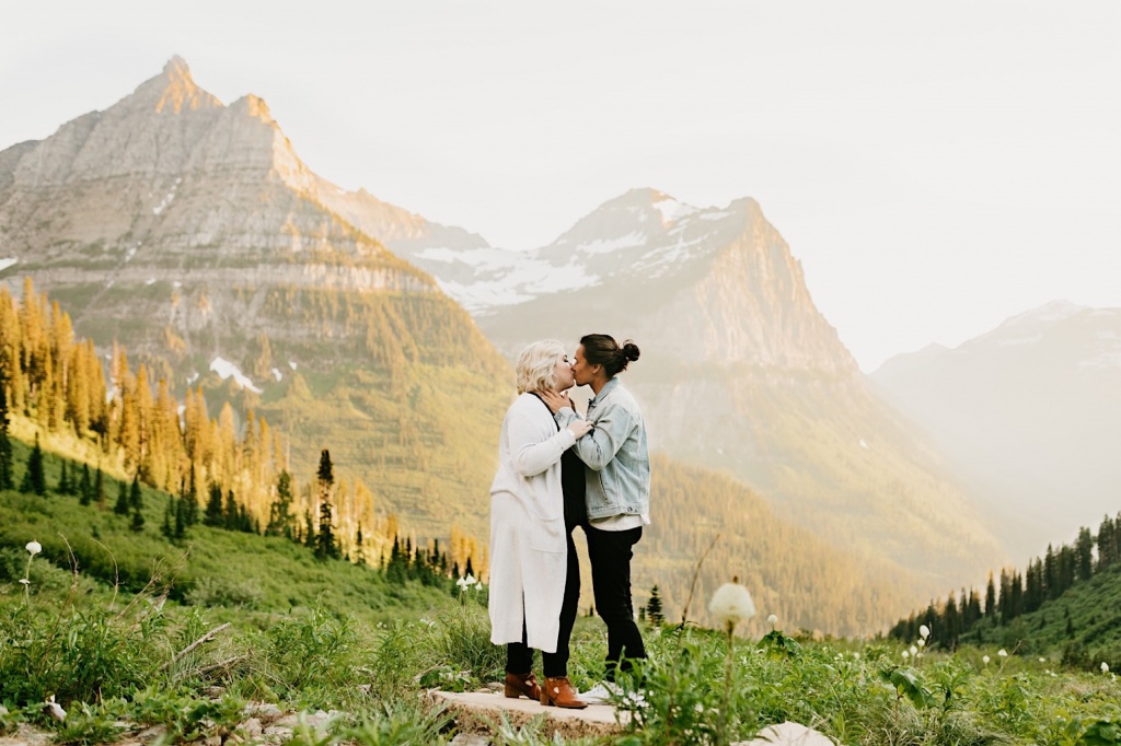 Glacier National Park Engagements | Adventure Engagement Session ...