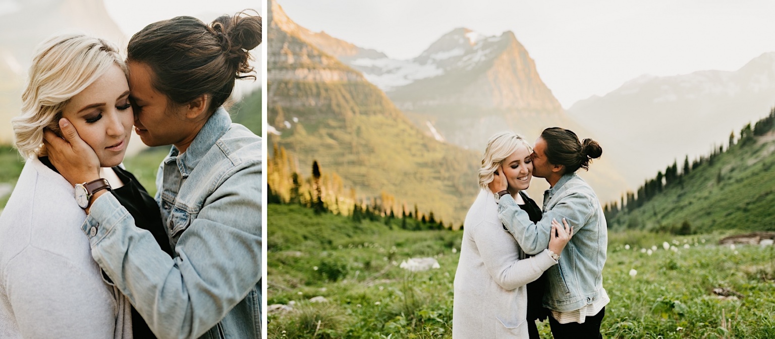 Glacier National Park Engagements | Adventure Engagement Session ...
