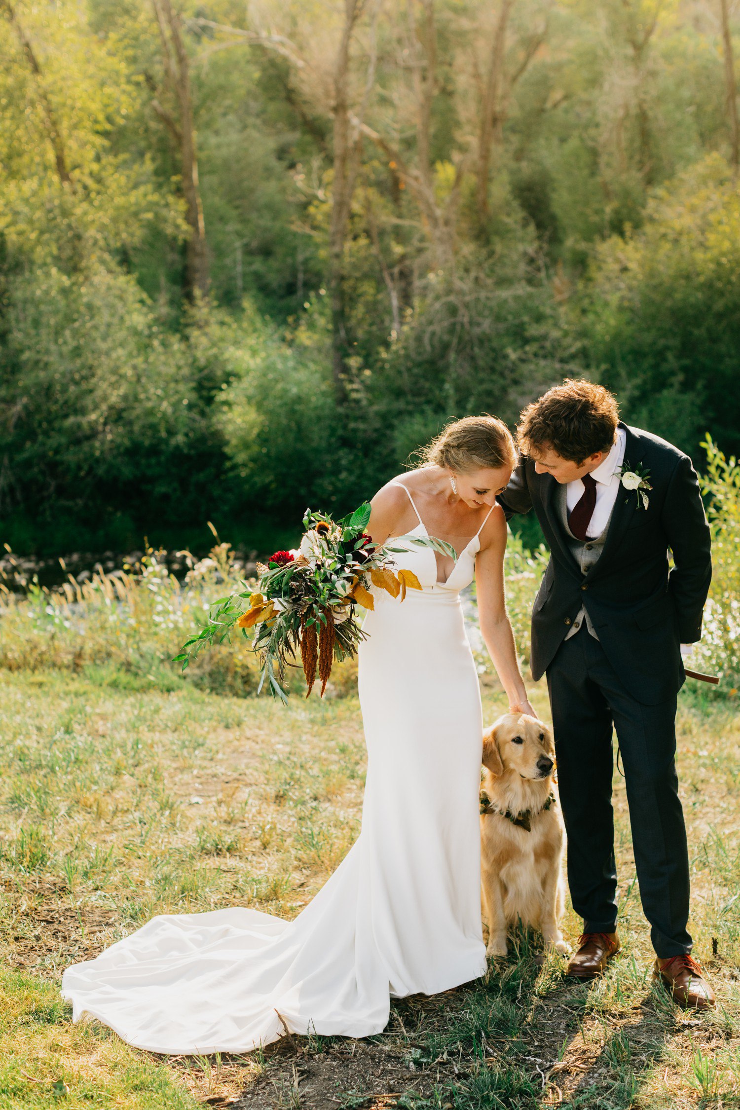 Utah Wedding Photos with Dog