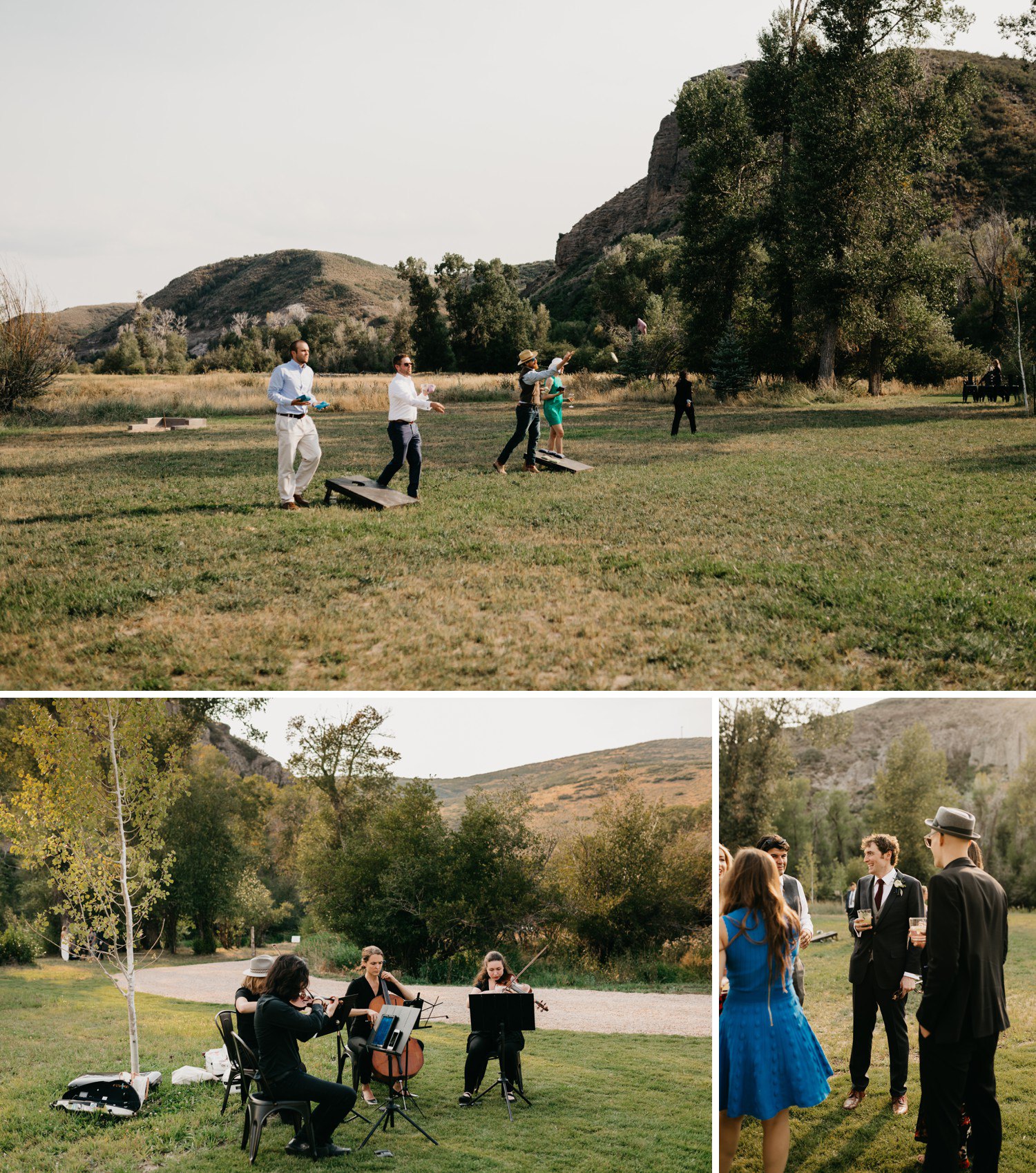 Wedding Reception at 4U Ranch Park City Utah 