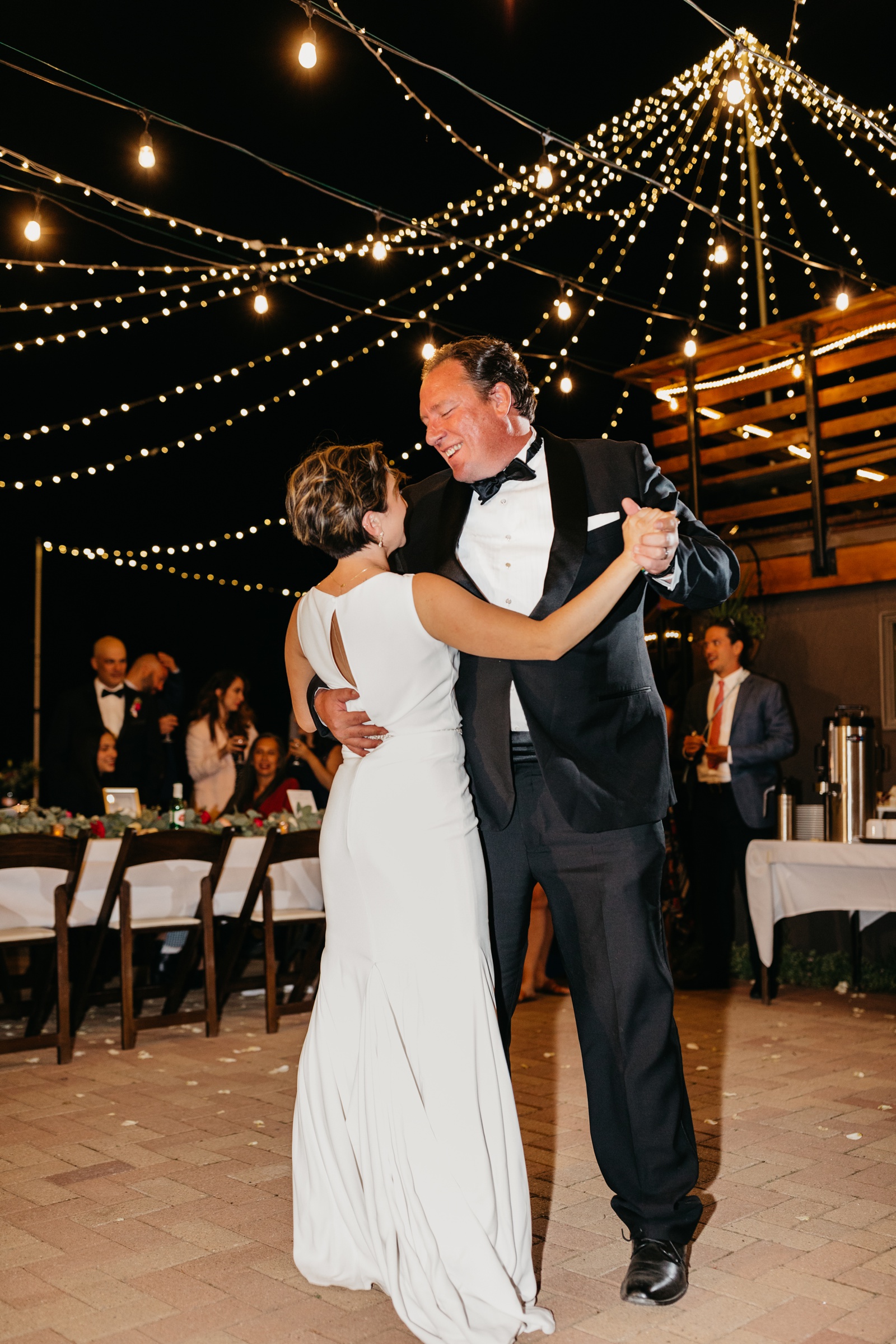 Bride and Groom First Dance at Alta Lodge