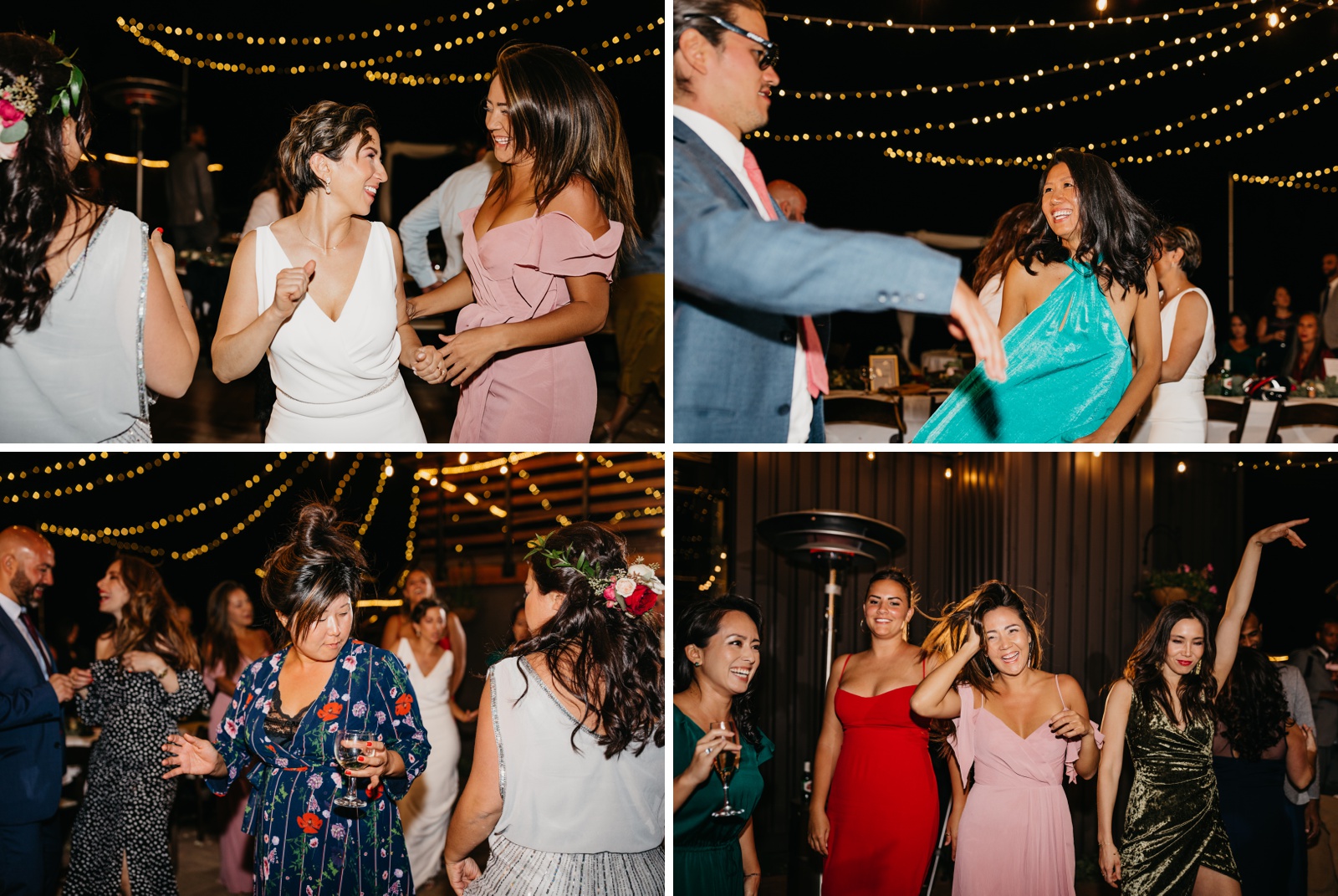 Wedding guest dancing photos