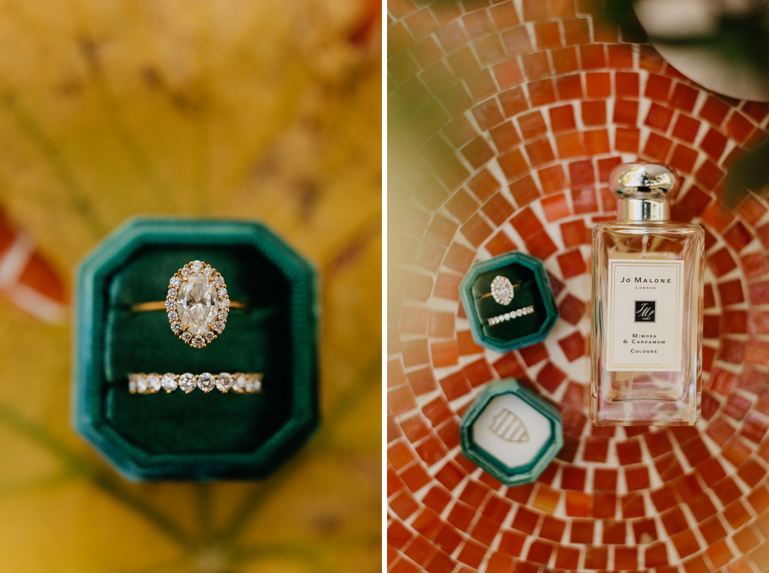 Wedding Ring and Perfume Wedding Day Details