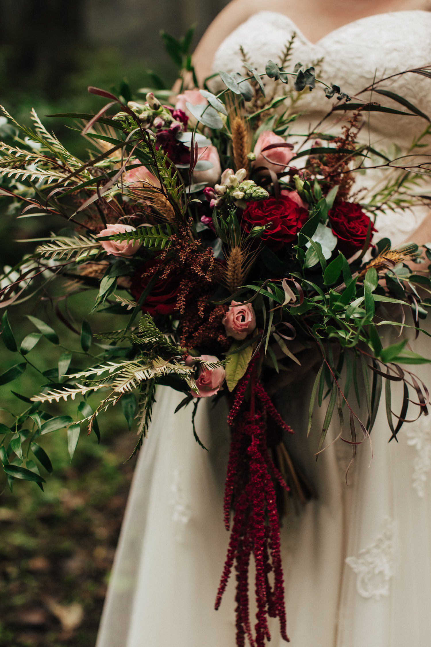 Wedding Bouquet for Oregon Elopement at Ecola State Park