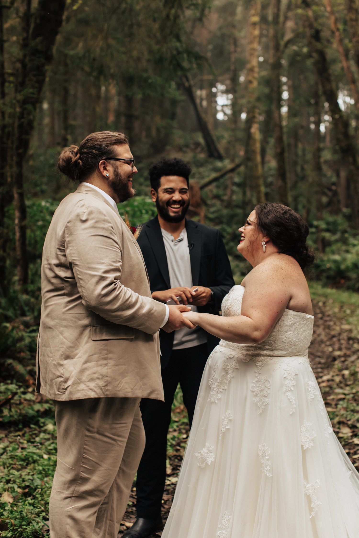 Oregon Wedding Ceremony at Ecola State Park