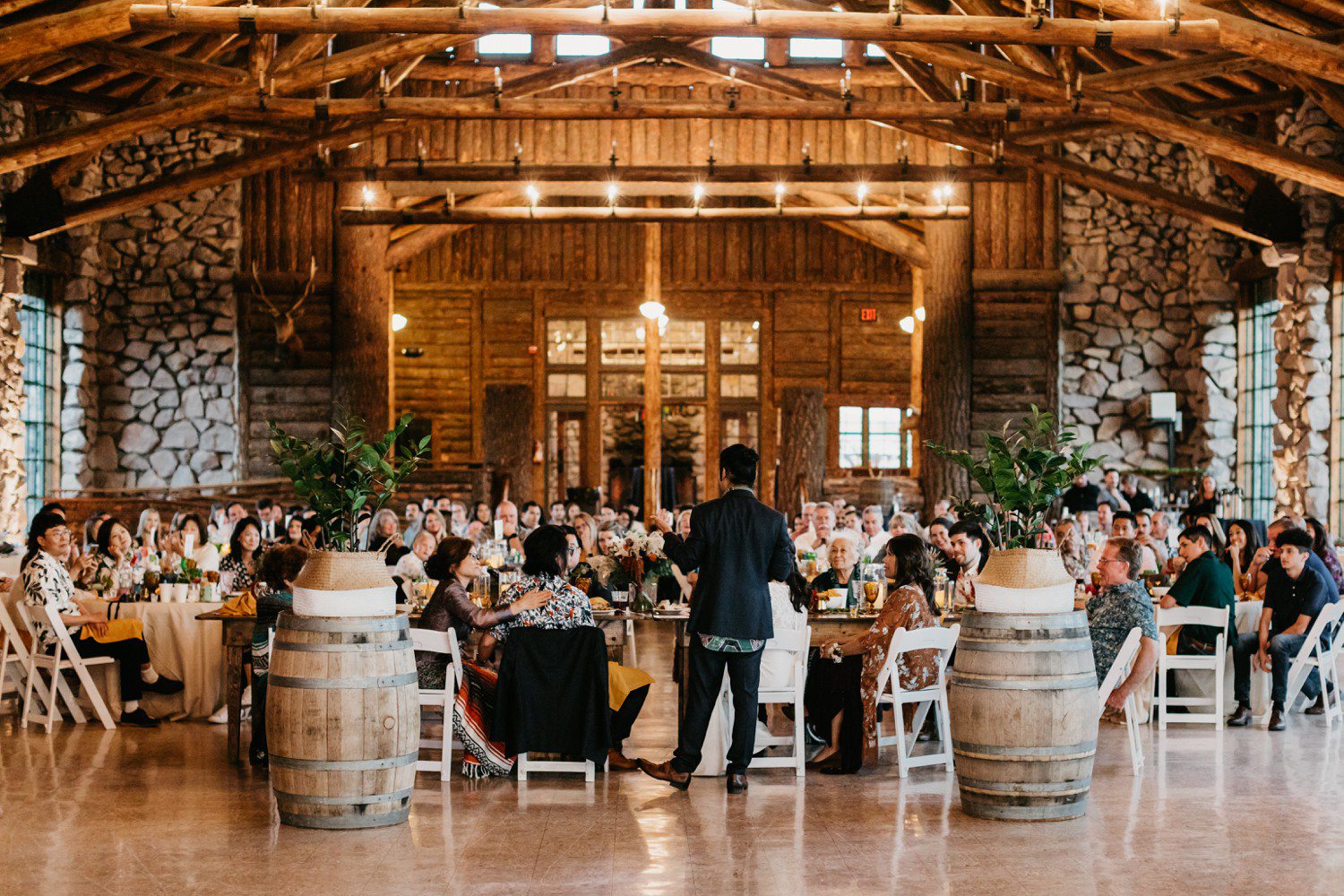 Wedding Reception at Union Pacific Dining Lodge
