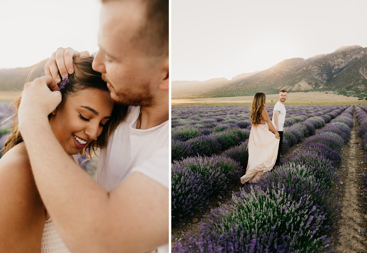 Engagement Photos Lavender Field 