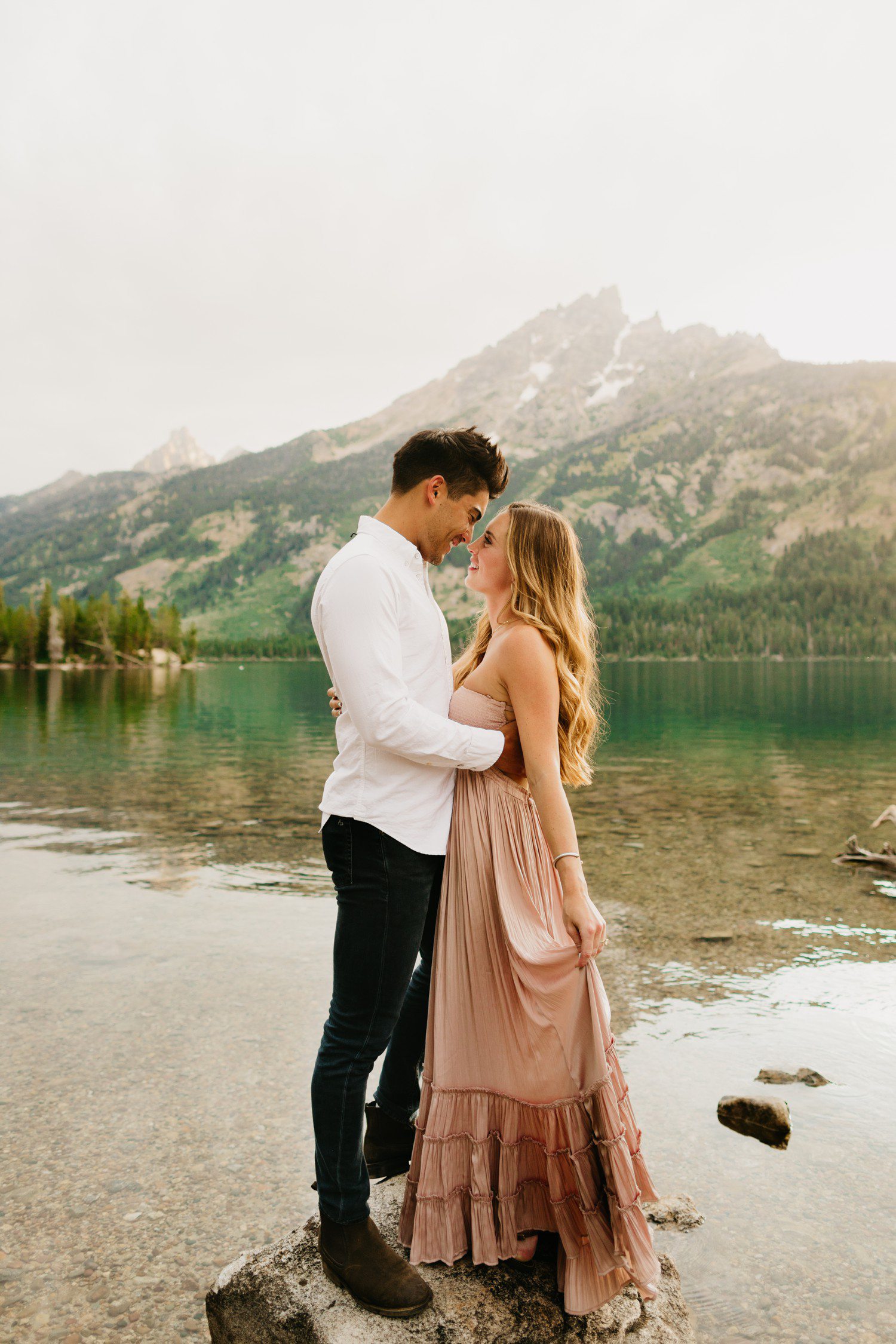 Engagement Photos in the Teton