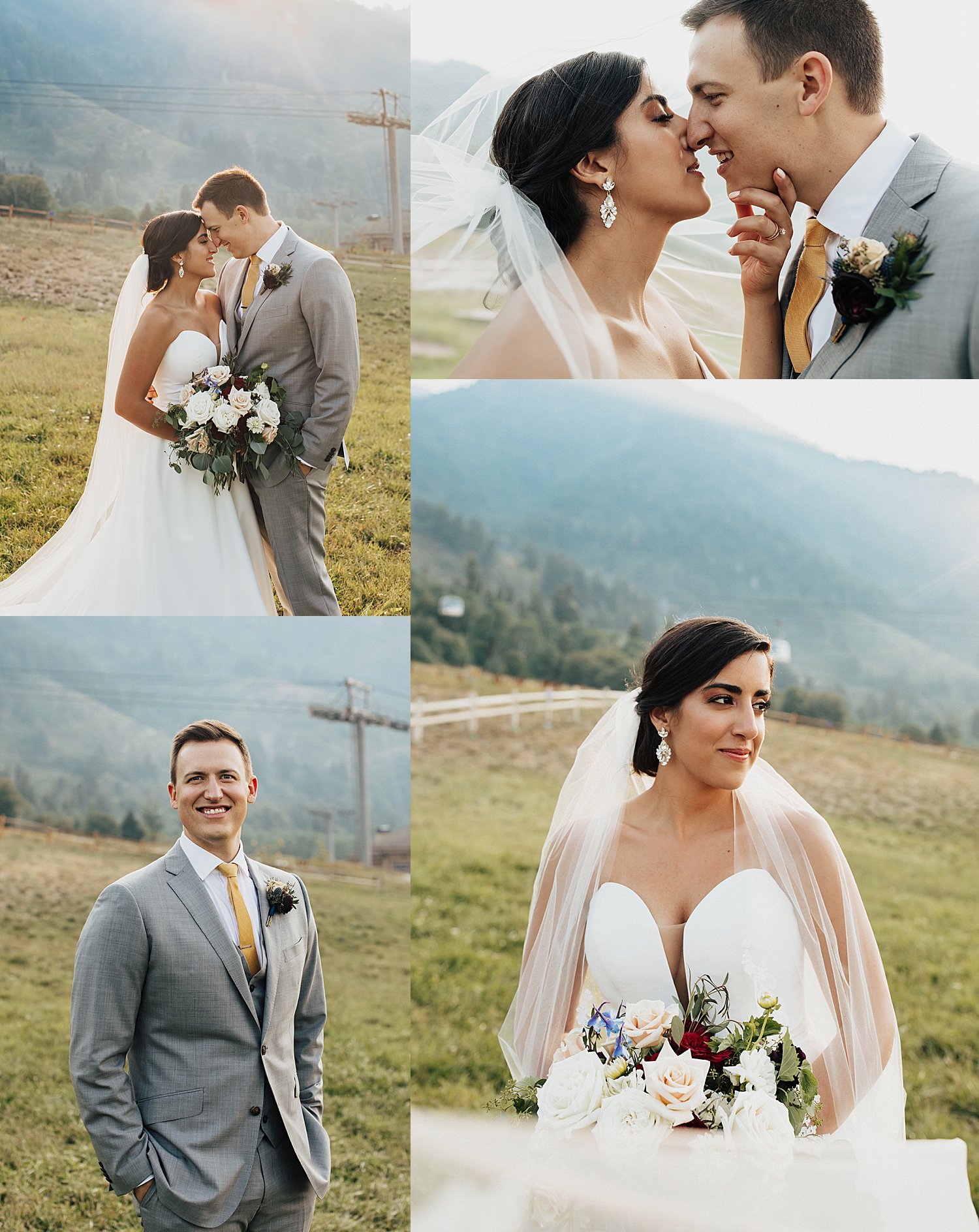Persian bride kisses her man in golden light by Destination wedding photographer