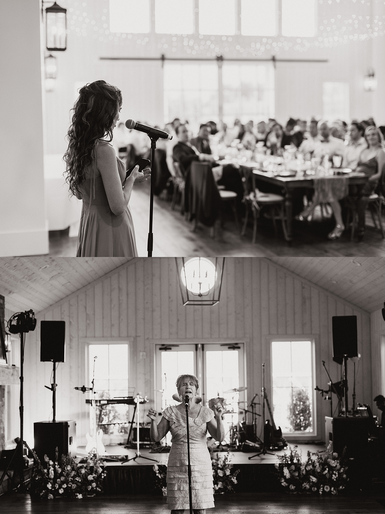 family members share toasts during formal dinner by Nicole Aston photography