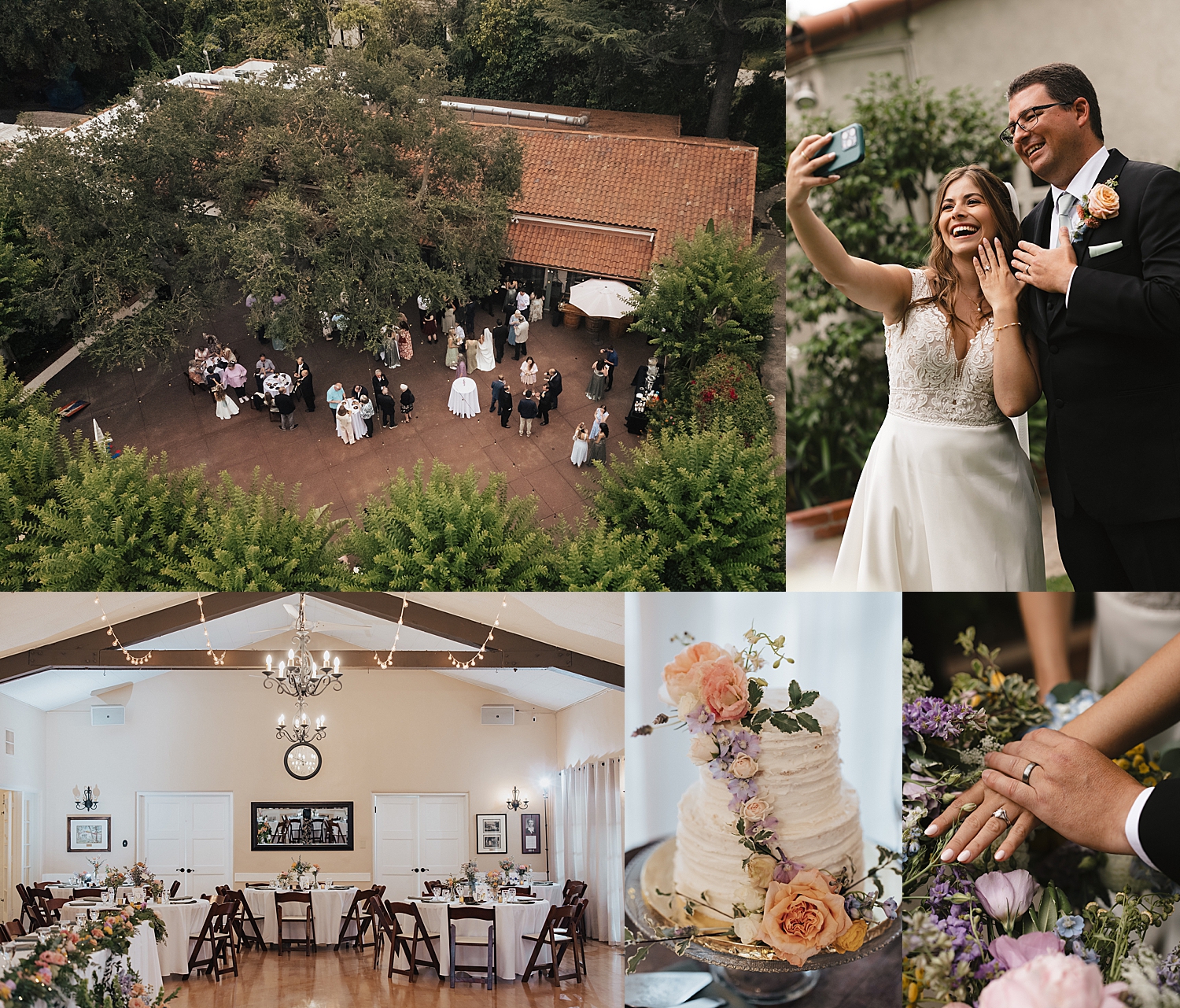 newlyweds take a selfie after ceremony by Destination elopement photographer