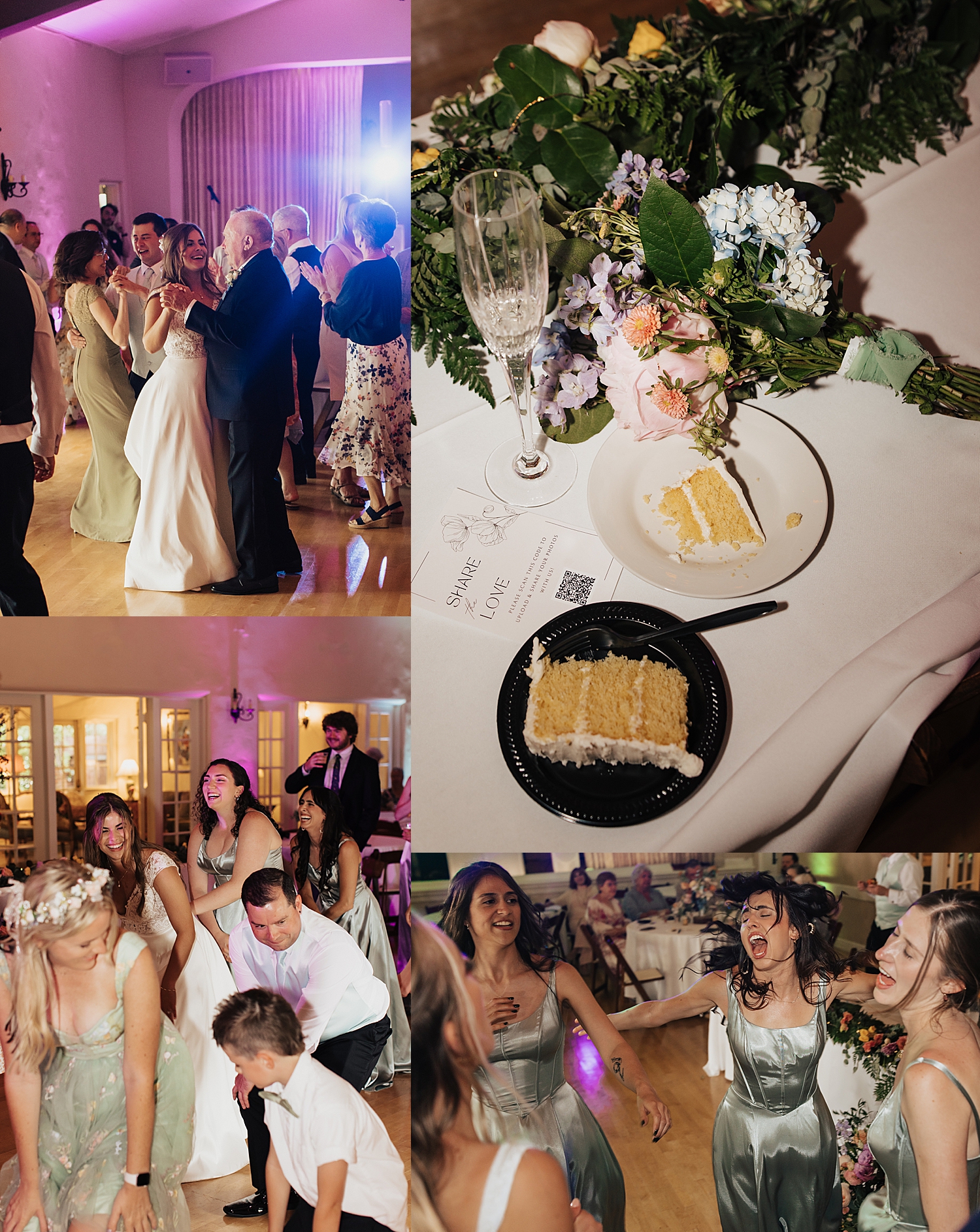 guests dance at fun reception by Destination elopement photographer